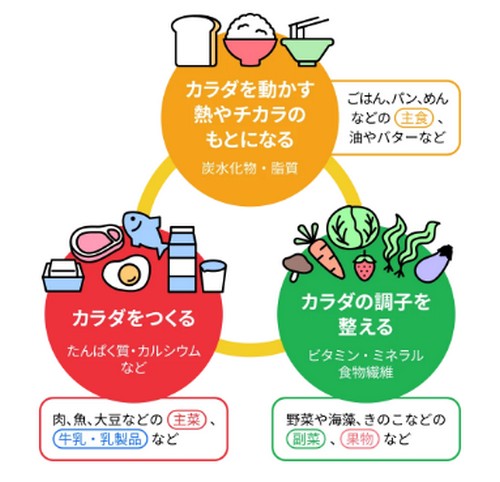 栄養バランスの取れた食事って？
