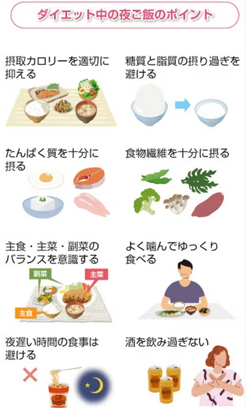 ダイエット中の夜ご飯って?何を食べるべき!